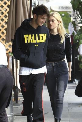 Anwar Hadid and his ex-girlfriend Nicola Peltz.